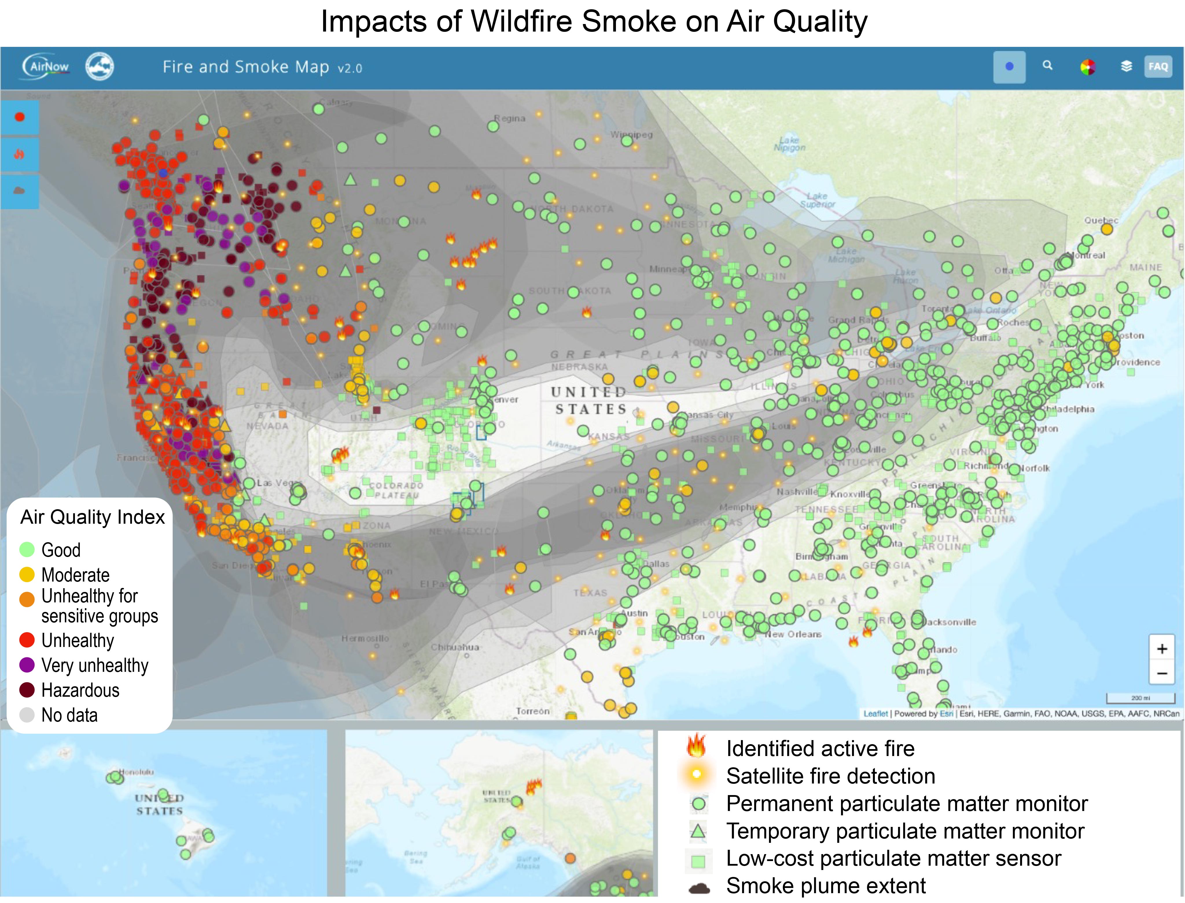 Impacts of Wildfire Smoke on Air Quality