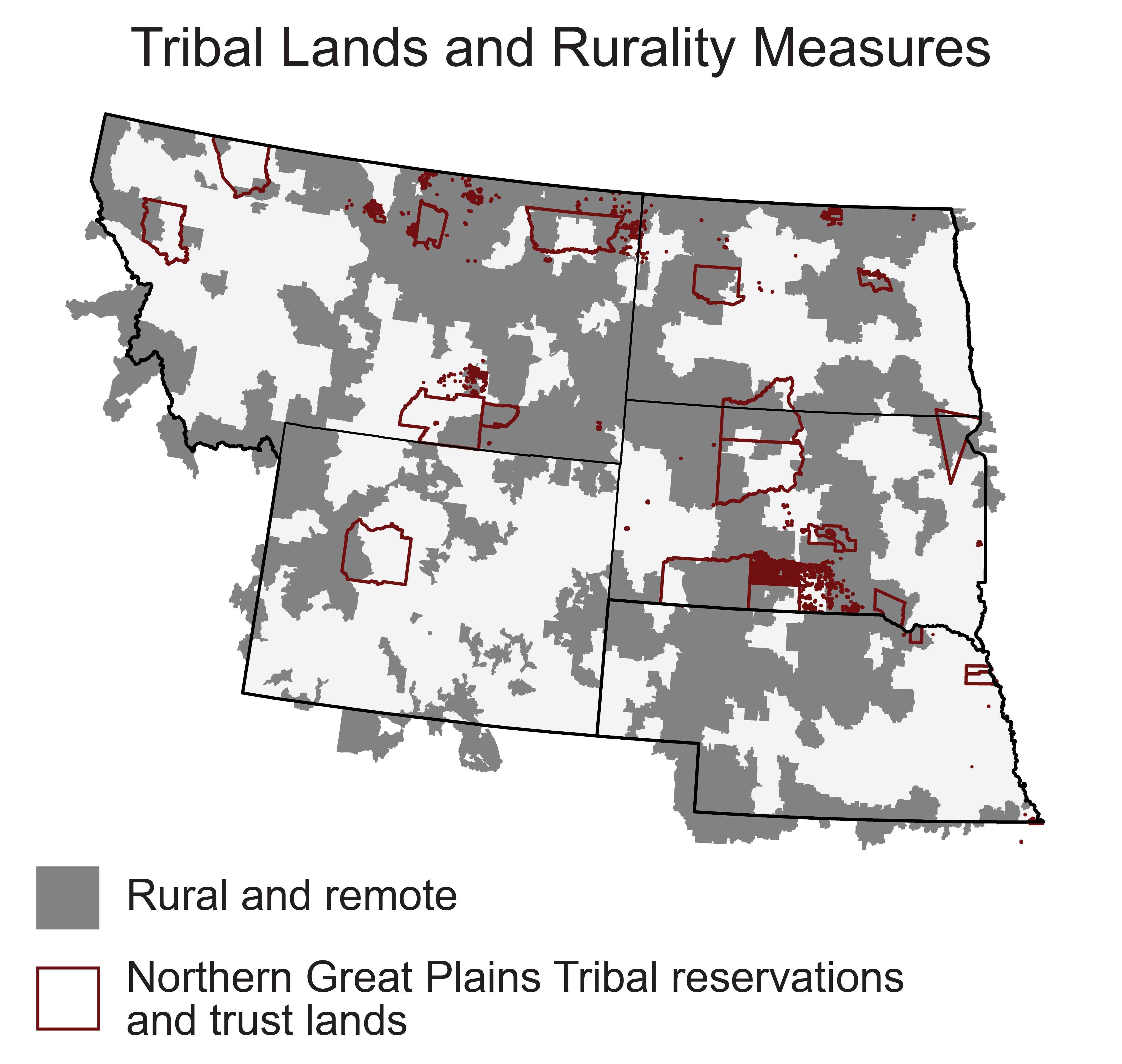 Tribal Lands and Rurality Measures