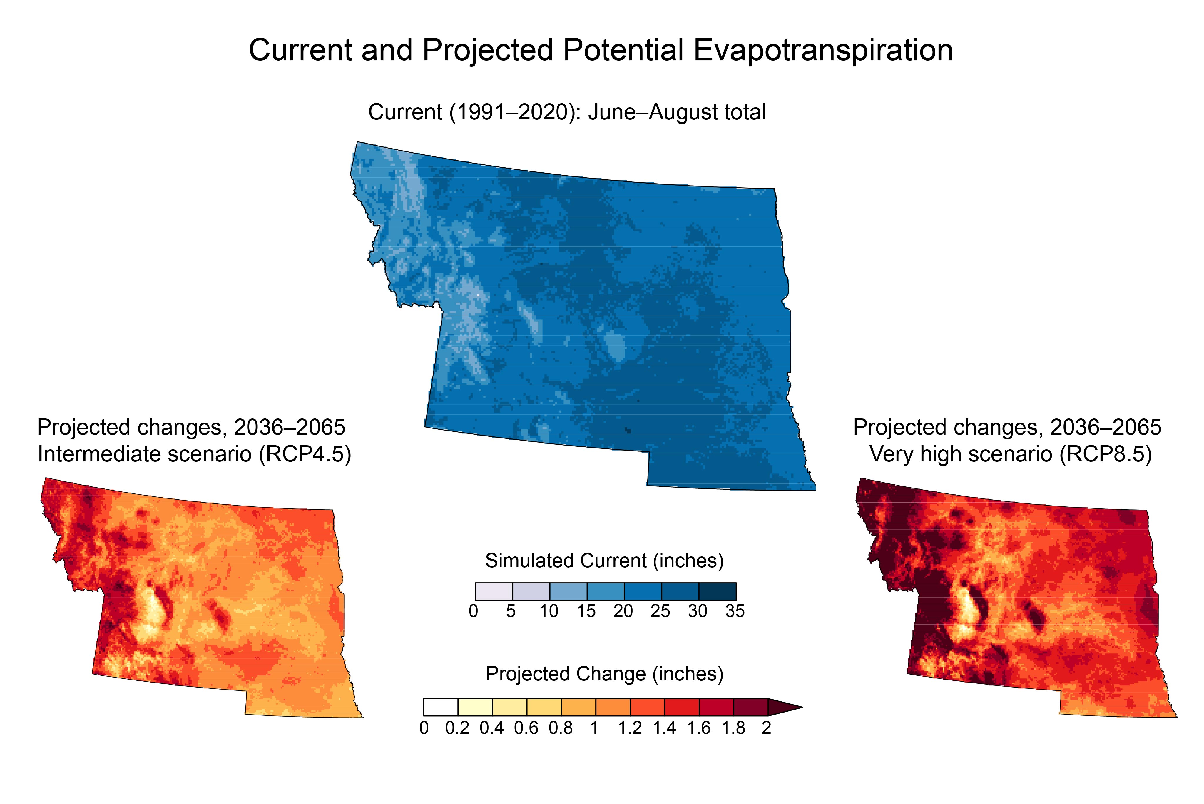 Observed and Projected Potential Evapotranspiration