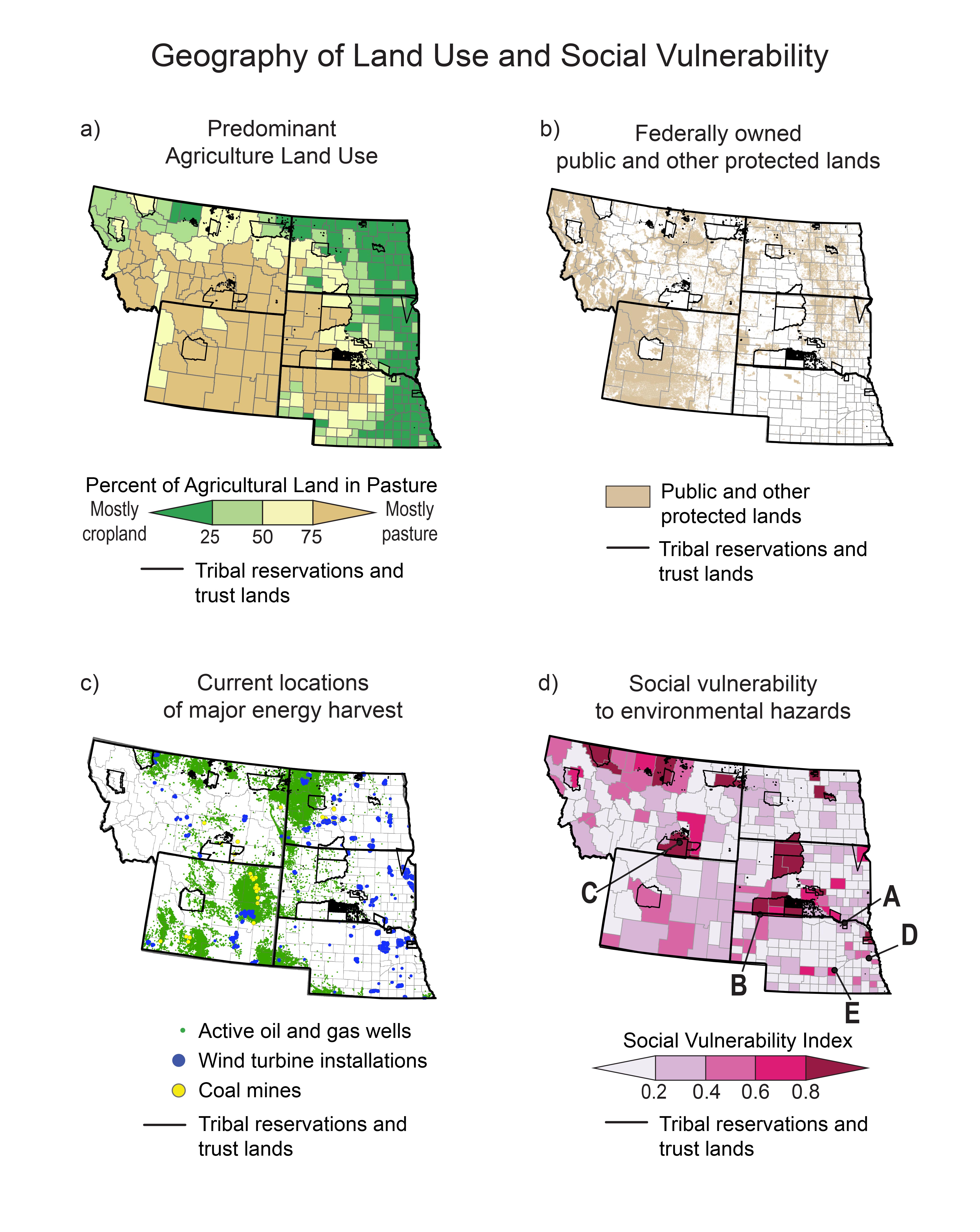Geography of Land Use and Social Vulnerability