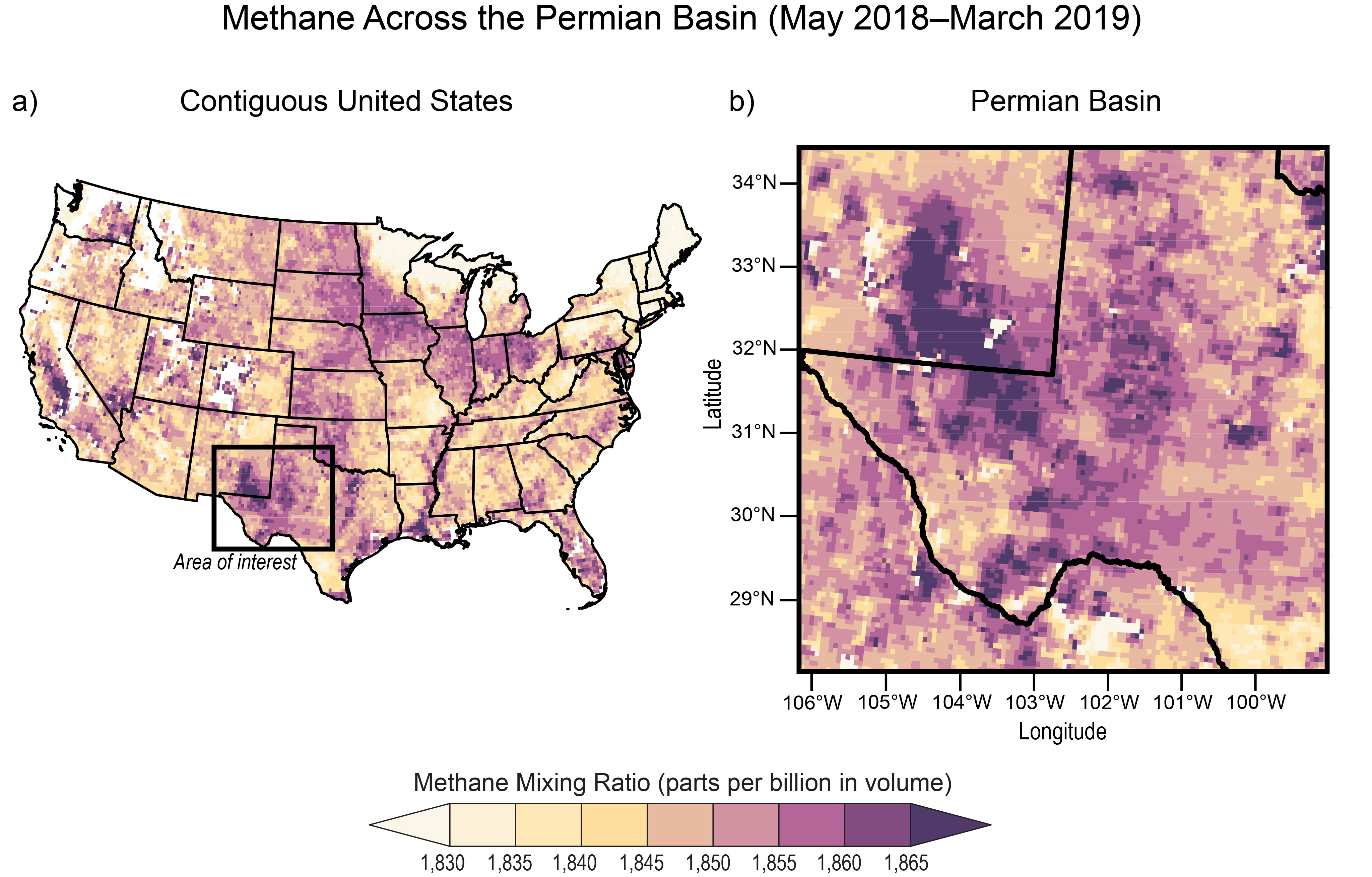 Methane Across the Permian Basin (May 2018–March 2019)