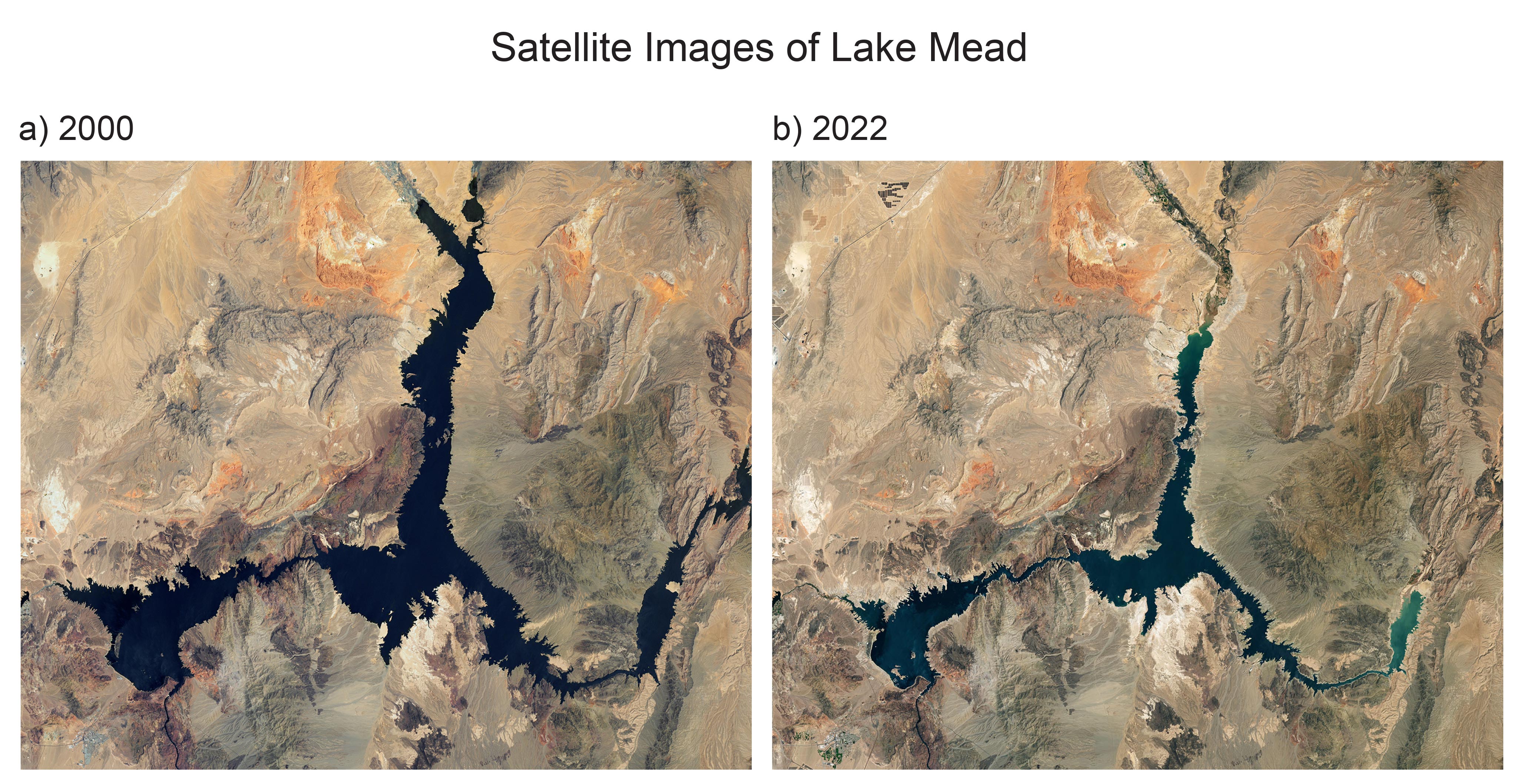 Satellite Images of Lake Mead