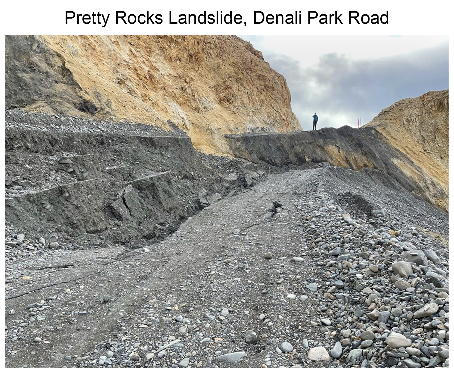 Pretty Rocks Landslide, Denali Park Road