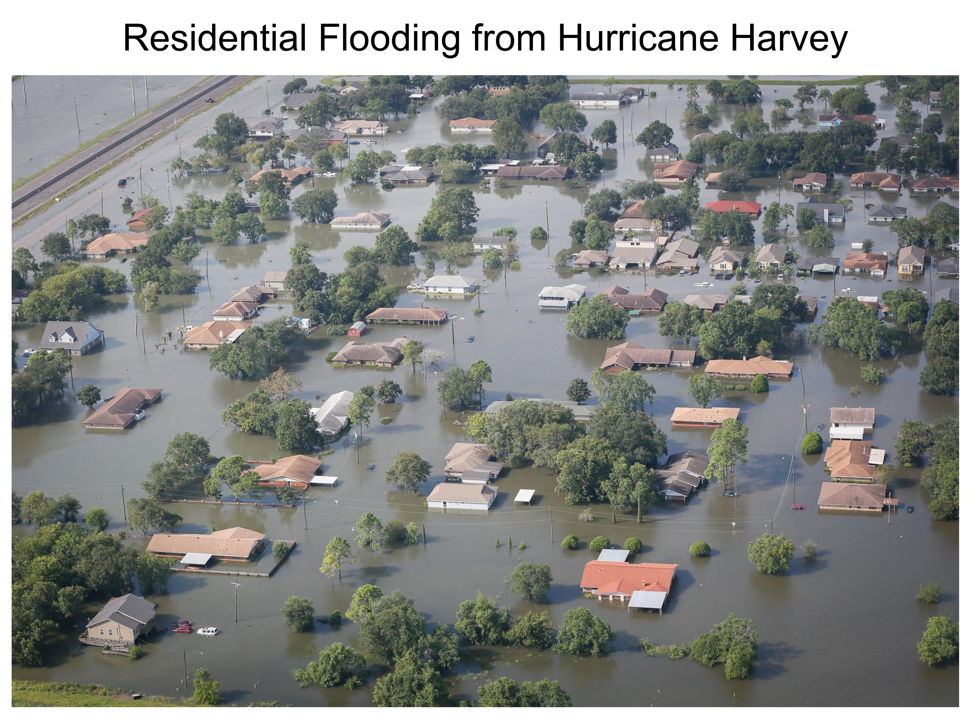 Residential Flooding from Hurricane Harvey