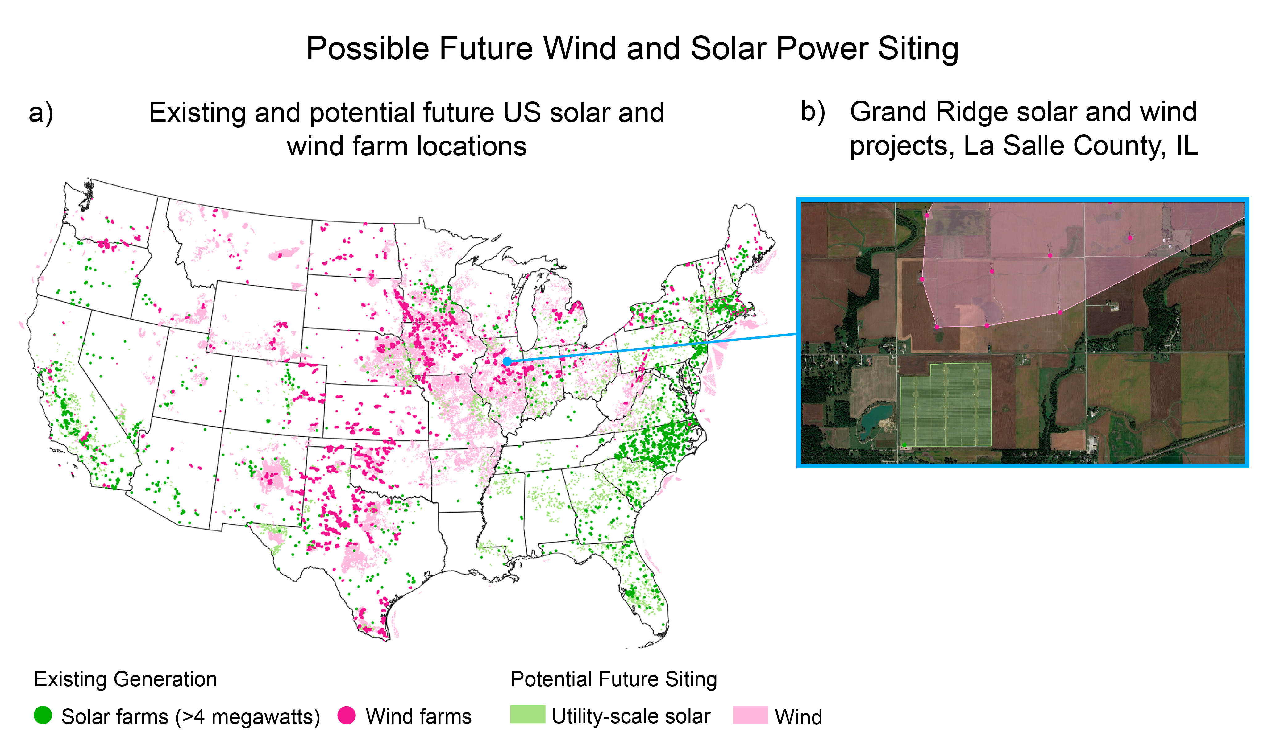 Possible Future Wind and Solar Power Siting